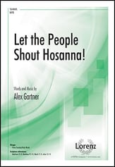 Let the People Shout Hosanna! SATB choral sheet music cover